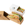 Sandwich packaging box