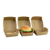 Kraft paper hamburger box