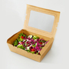 Kraft paper window salad box