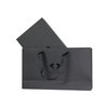 Black cardboard gift bag, light luxury, high-end packaging set, personalized customization