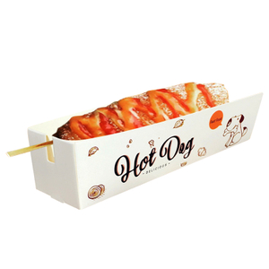 Customized hot dog packaging box with customizable screen for multiple models