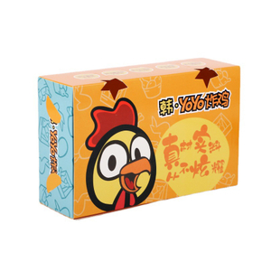 Customized fried chicken and french fry packaging box with multiple models for free design screen