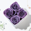 Preserved flowers eternal roses gift for Valentine birthday mother\'s Day Thanksgiving Christmas anniversary purple